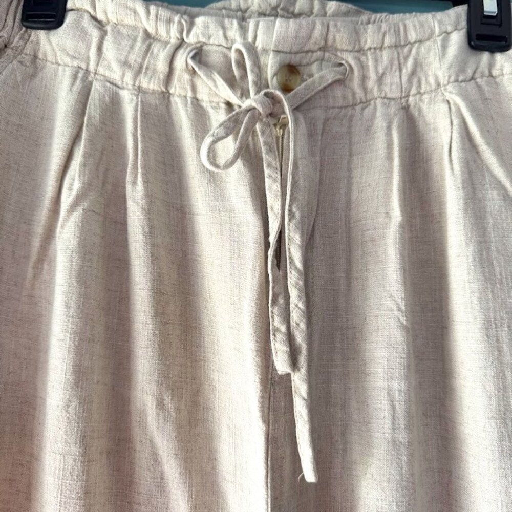 Linen style palazzo pants